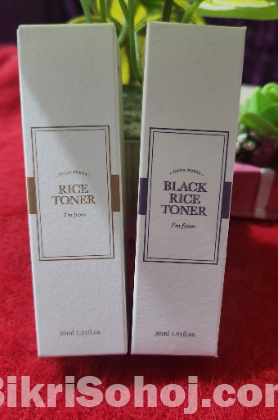 I'm from rice toner & I'm from black rice toner